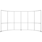 Formulate Master 20ft Horizontal Curve 10ft Tall Fabric Backwall