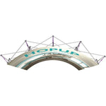 HOPUP 10FT CURVED EXTRA TALL TENSION FABRIC DISPLAY