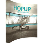 HOPUP 10FT CURVED EXTRA TALL TENSION FABRIC DISPLAY