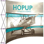 Hopup 10ft Curved Full Height Tension Fabric Display