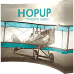 Hopup 10ft Curved Full Height Tension Fabric Display