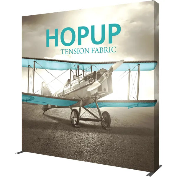 HOPUP 10FT STRAIGHT EXTRA TALL TENSION FABRIC DISPLAY