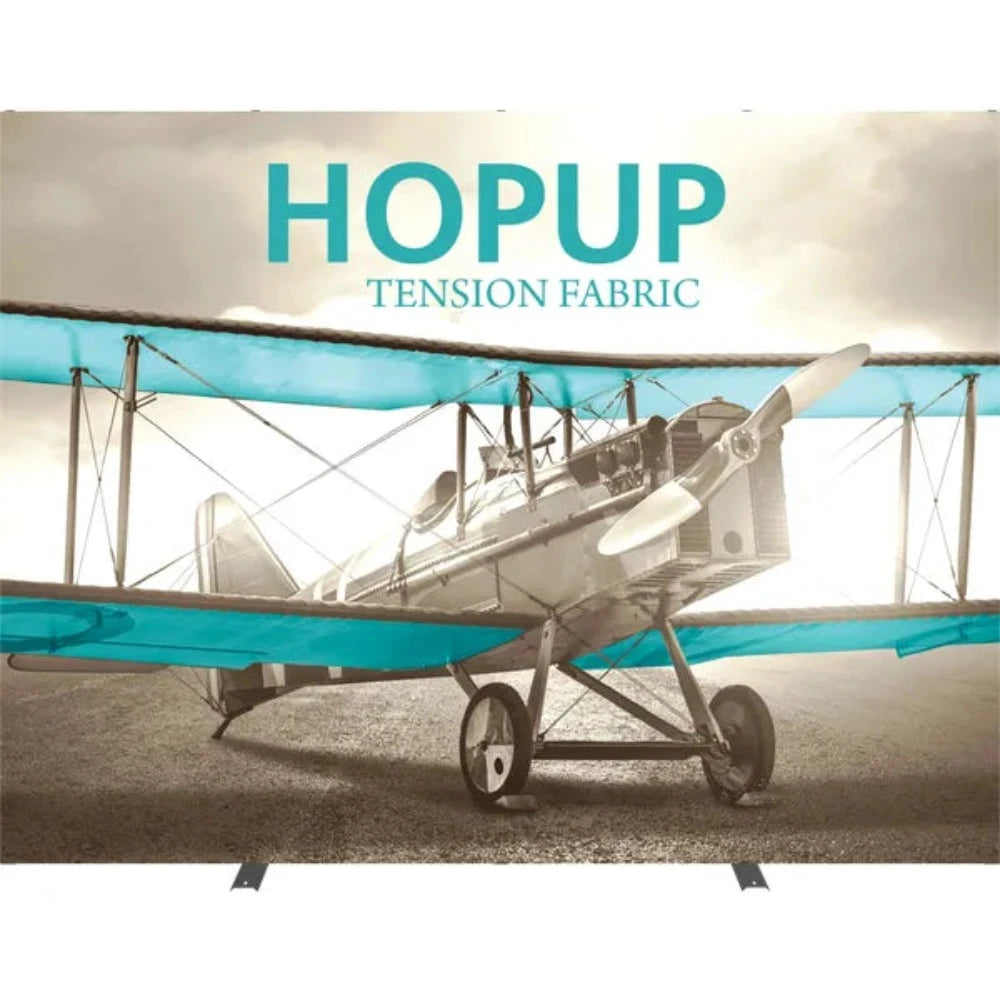 HOPUP 10FT STRAIGHT FULL HEIGHT TENSION FABRIC DISPLAY