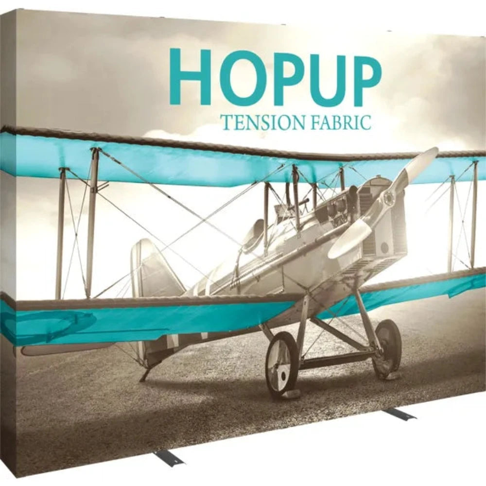 HOPUP 10FT STRAIGHT FULL HEIGHT TENSION FABRIC DISPLAY