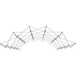 Hopup 13ft Curved Extra Tall Tension Fabric Display