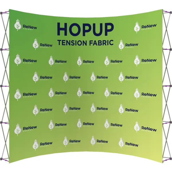 Hopup 13ft Curved Extra Tall Tension Fabric Display