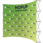 Hopup 13ft Curved Extra Tall Tension Fabric Display