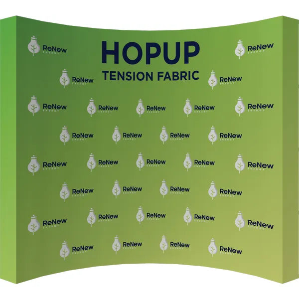 Hopup 13ft Curved Extra Tall Tension Fabric Display
