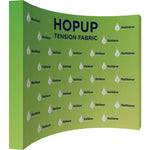 Hopup 13ft Curved Extra Tall Tension Fabric Display