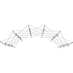 Hopup 13ft Curved Full Height Tension Fabric Display