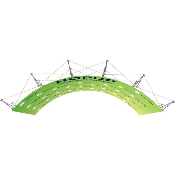 Graphics Hopup 13ft Curved Full Height Tension Fabric Display