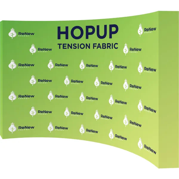 Graphics Hopup 13ft Curved Full Height Tension Fabric Display