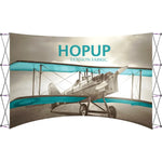 Hopup 15ft Curved Full Height Tension Fabric Display