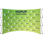 Hopup 15ft Curved Full Height Tension Fabric Display
