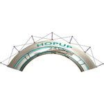 Hopup 15ft Curved Full Height Tension Fabric Display