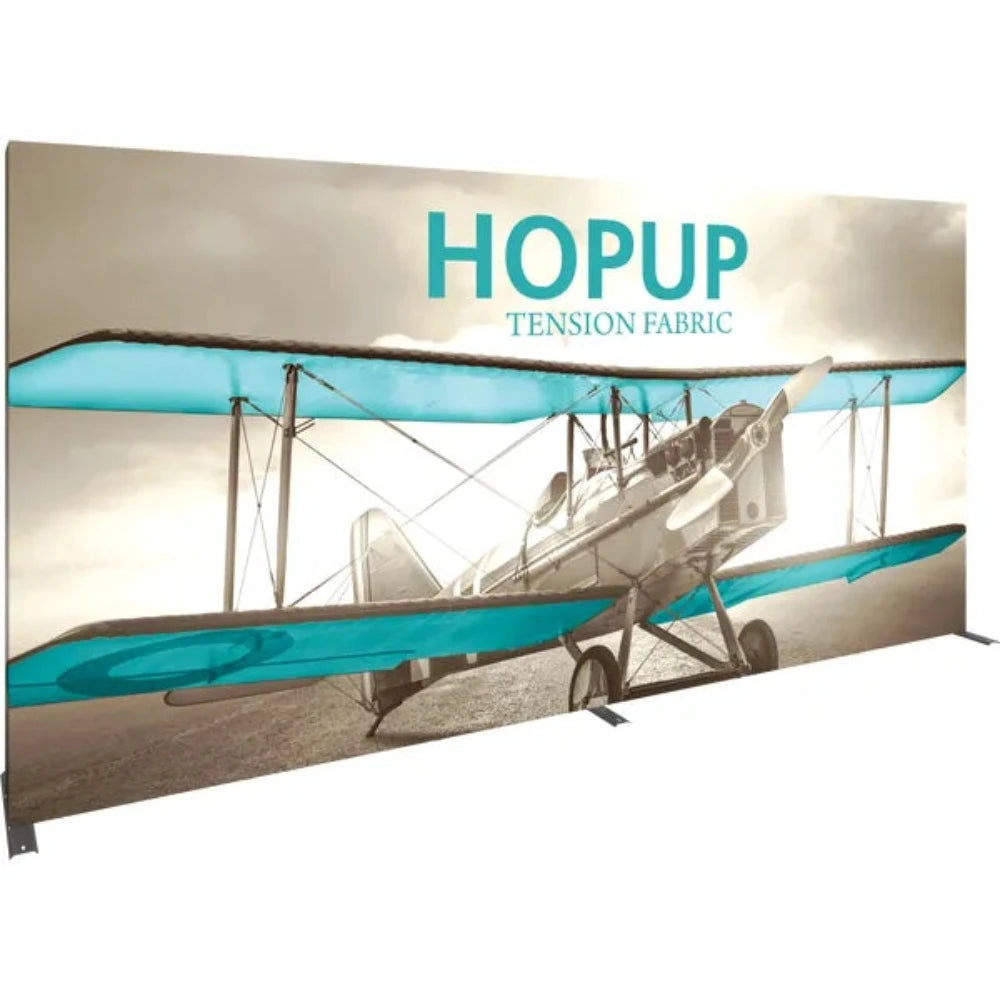 HOPUP 15FT STRAIGHT FULL HEIGHT TENSION FABRIC DISPLAY