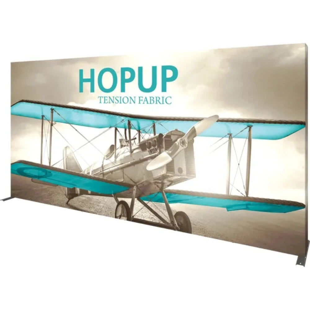 HOPUP 15FT STRAIGHT FULL HEIGHT TENSION FABRIC DISPLAY