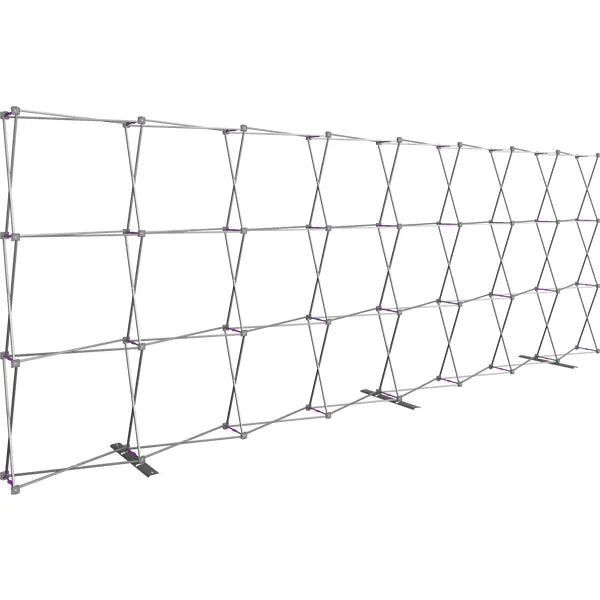 HOPUP 20FT STRAIGHT FULL HEIGHT TENSION FABRIC DISPLAY