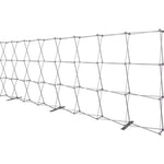HOPUP 20FT STRAIGHT FULL HEIGHT TENSION FABRIC DISPLAY