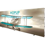 HOPUP 20FT STRAIGHT FULL HEIGHT TENSION FABRIC DISPLAY