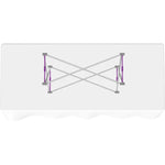 Hopup 2.5ft Straight Tabletop Tension Fabric Display