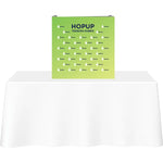 Hopup 2.5ft Straight Tabletop Tension Fabric Display