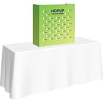 Hopup 2.5ft Straight Tabletop Tension Fabric Display