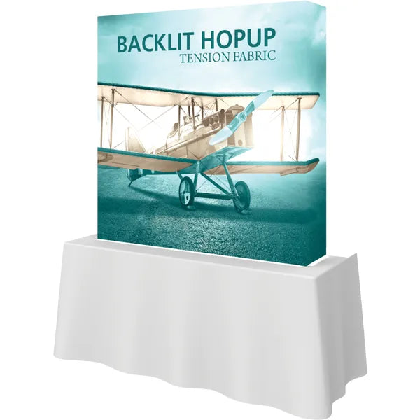 Hopup 5ft Backlit Straight Tabletop