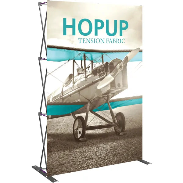 HOPUP 5FT STRAIGHT FULL HEIGHT TENSION FABRIC DISPLAY