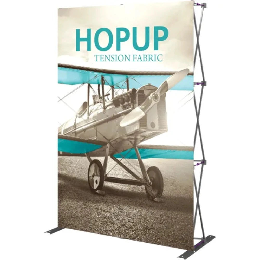 HOPUP 5FT STRAIGHT FULL HEIGHT TENSION FABRIC DISPLAY