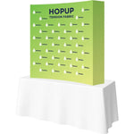 Hopup 5.5ft Curved Square Tabletop Tension Fabric Display