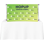 Hopup 5.5ft Curved Tabletop Tension Fabric Display
