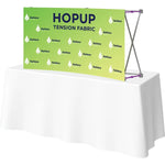 Hopup 5.5ft Curved Tabletop Tension Fabric Display