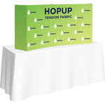Hopup 5.5ft Curved Tabletop Tension Fabric Display