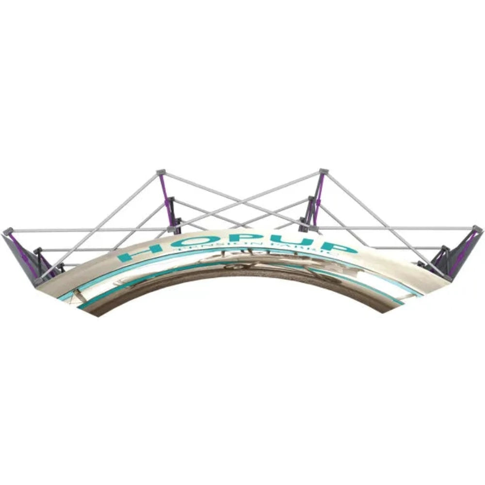 Hopup 7.5ft Curved Full Height Tension Fabric Display