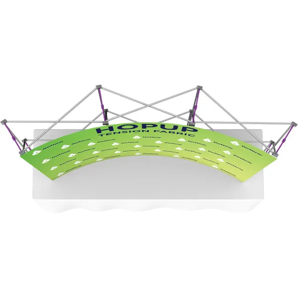 Hopup 7.5ft Curved Tabletop Tension Fabric Display