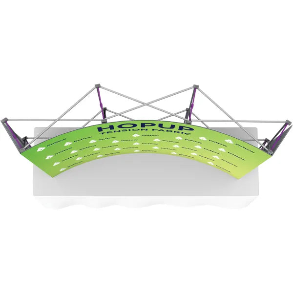 Hopup 7.5ft Curved Tabletop Tension Fabric Display