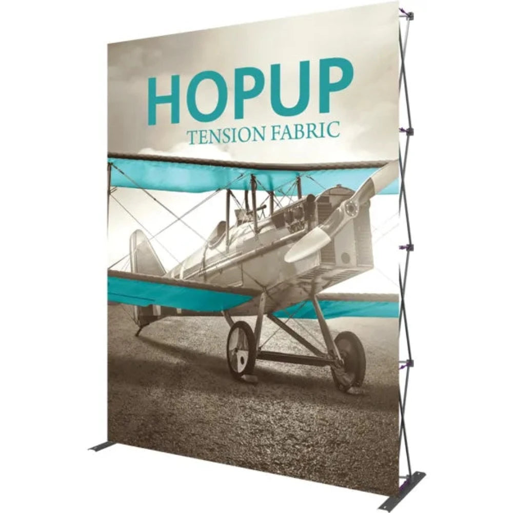 HOPUP 7.5FT STRAIGHT EXTRA TALL TENSION FABRIC DISPLAY