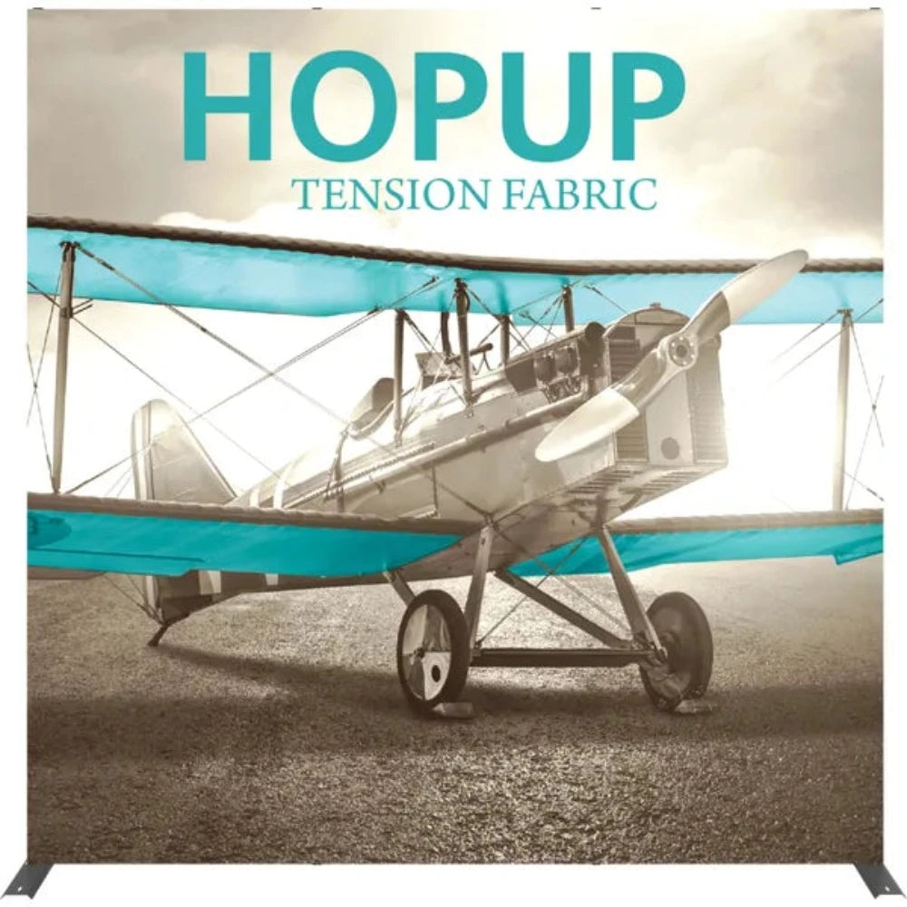 HOPUP 7.5FT STRAIGHT FULL HEIGHT TENSION FABRIC DISPLAY