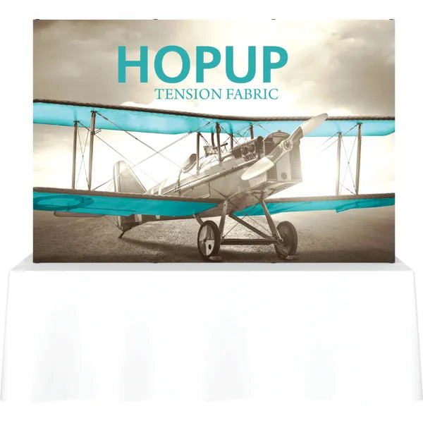 HOPUP 7.5FT STRAIGHT TABLETOP TENSION FABRIC DISPLAY