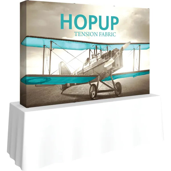 HOPUP 7.5FT STRAIGHT TABLETOP TENSION FABRIC DISPLAY