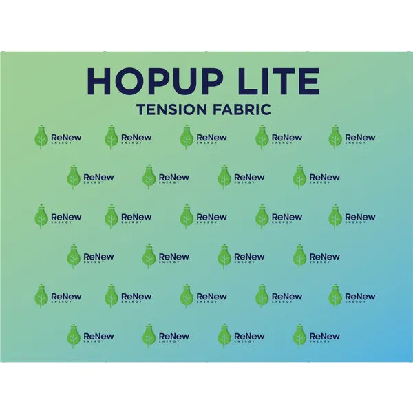 Graphics Hopup Lite 10ft Straight Full Height Tension Fabric Display