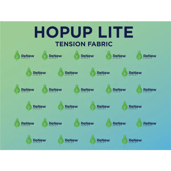 Graphics Hopup Lite 10ft Straight Full Height Tension Fabric Display