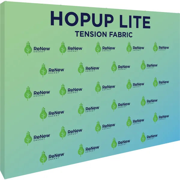 Graphics Hopup Lite 10ft Straight Full Height Tension Fabric Display