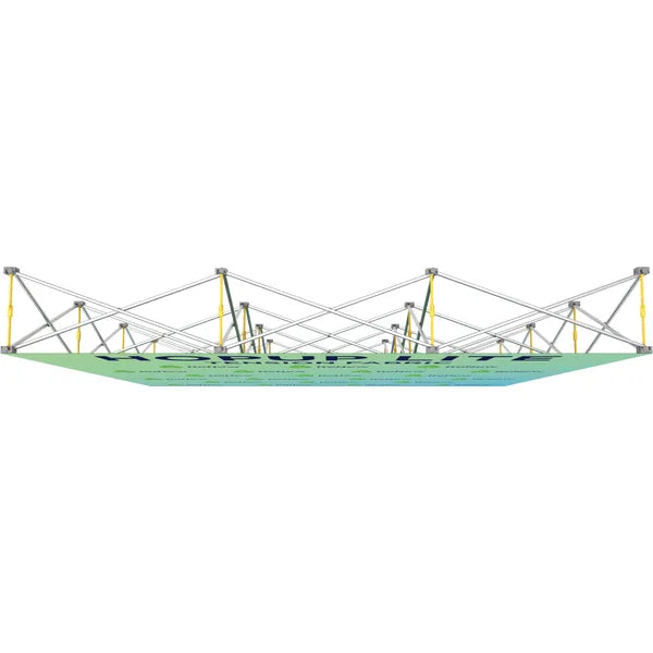 Graphics Hopup Lite 8ft Straight Full Height Tension Fabric Display
