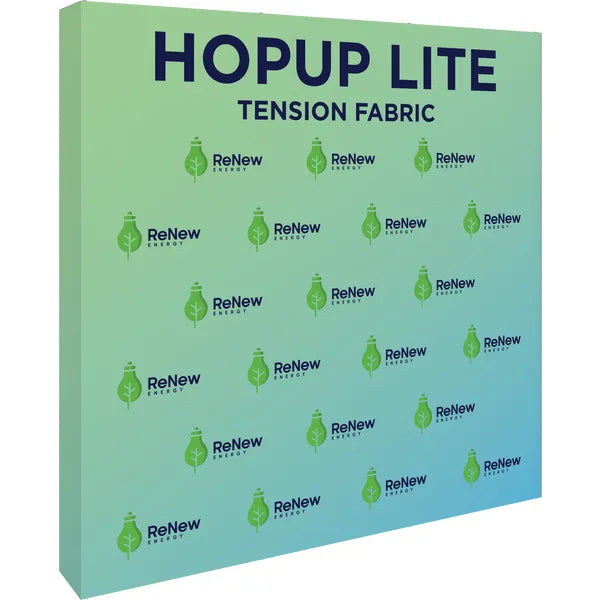 Graphics Hopup Lite 8ft Straight Full Height Tension Fabric Display