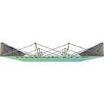 Hopup Lite 8ft Straight Full Height Tension Fabric Display