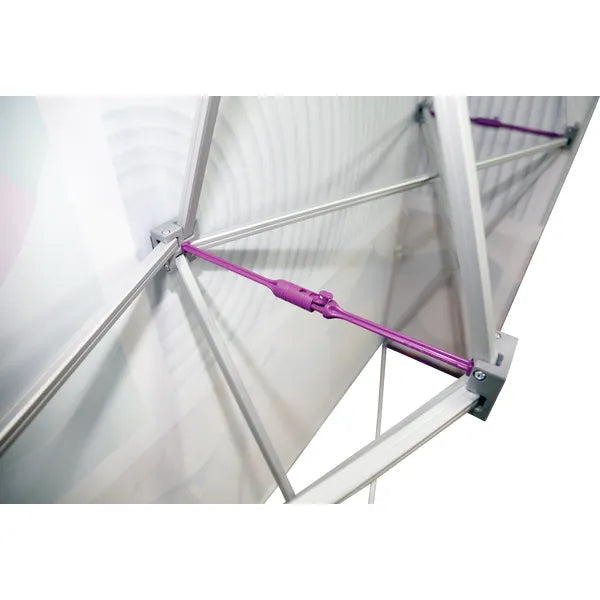 HOPUP 30FT STRAIGHT FULL HEIGHT TENSION FABRIC DISPLAY