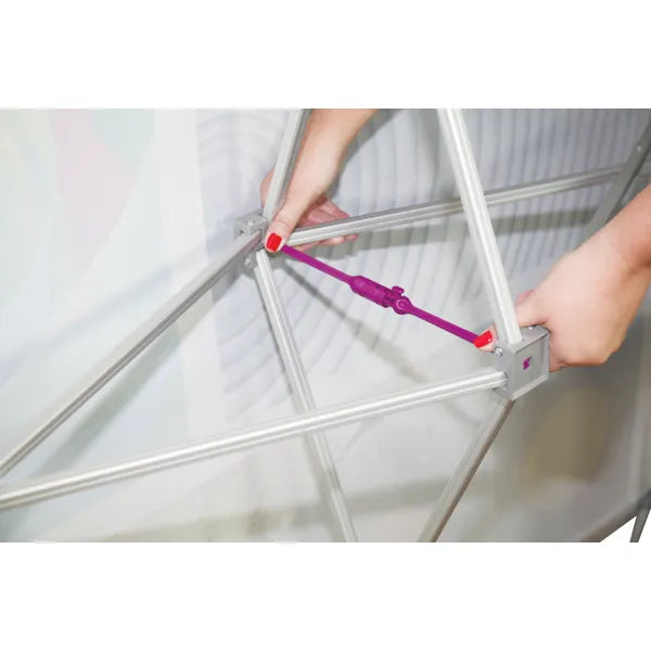 Hopup 7.5ft Curved Tabletop Tension Fabric Display