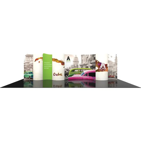 Modulate Series 1 30ft Fabric Backwall Kit 01